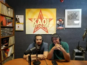 Steven and sandro verissimo at radio in hawai